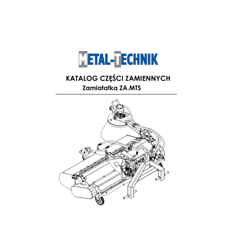 Części zamienne - Zamiatarka MTS